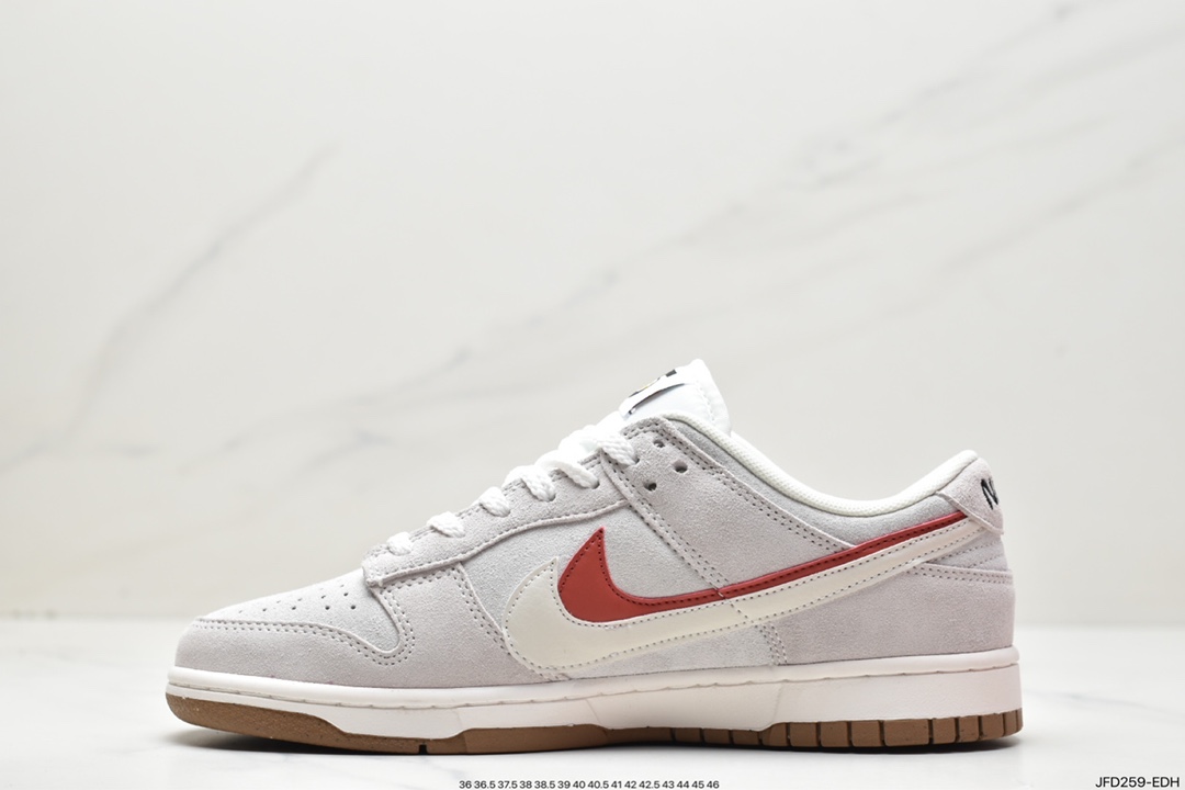 Nike Dunk Low gray and white double swoosh Nike launches special edition Dunk Low project DO9457-100