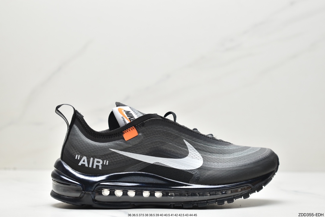 Off-White X Nike Air Max 97 OG OW 子弹限量联名薄荷绿 配色 AJ4585-101