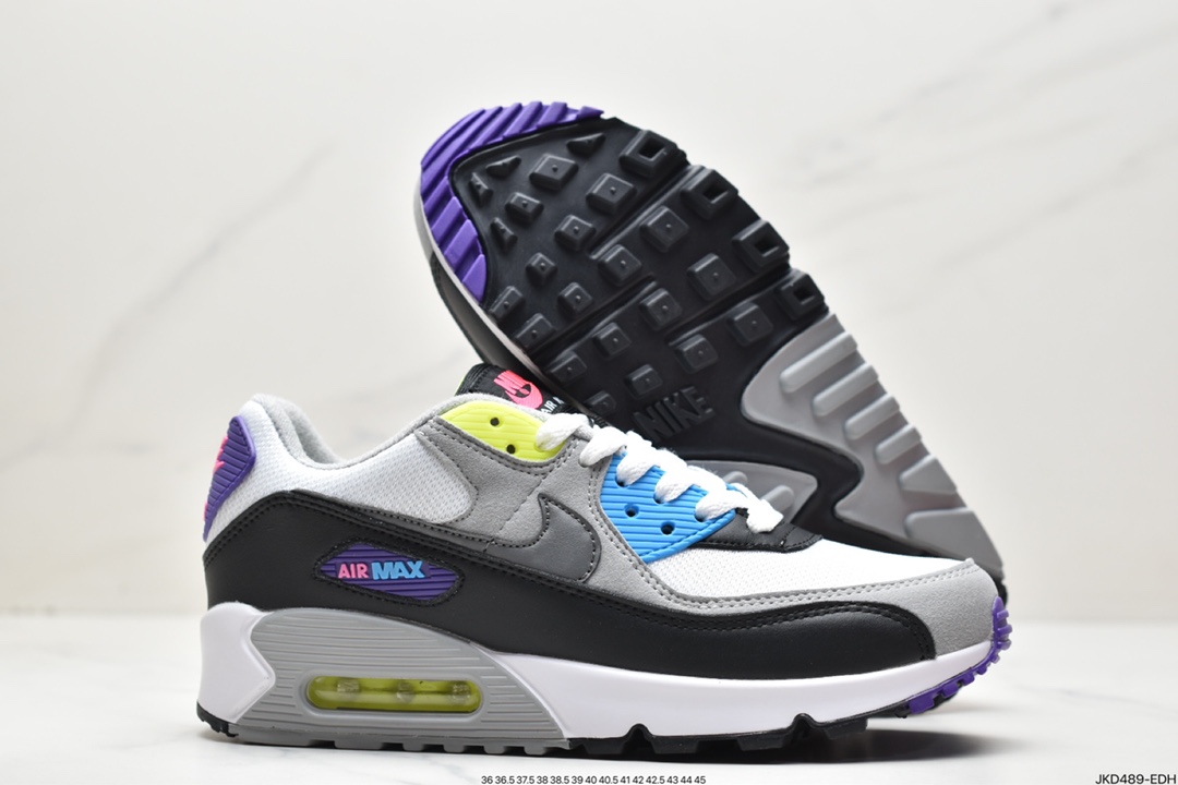 耐克Nike Air Max 90 经典复古小气垫缓震跑鞋 DR9900-100