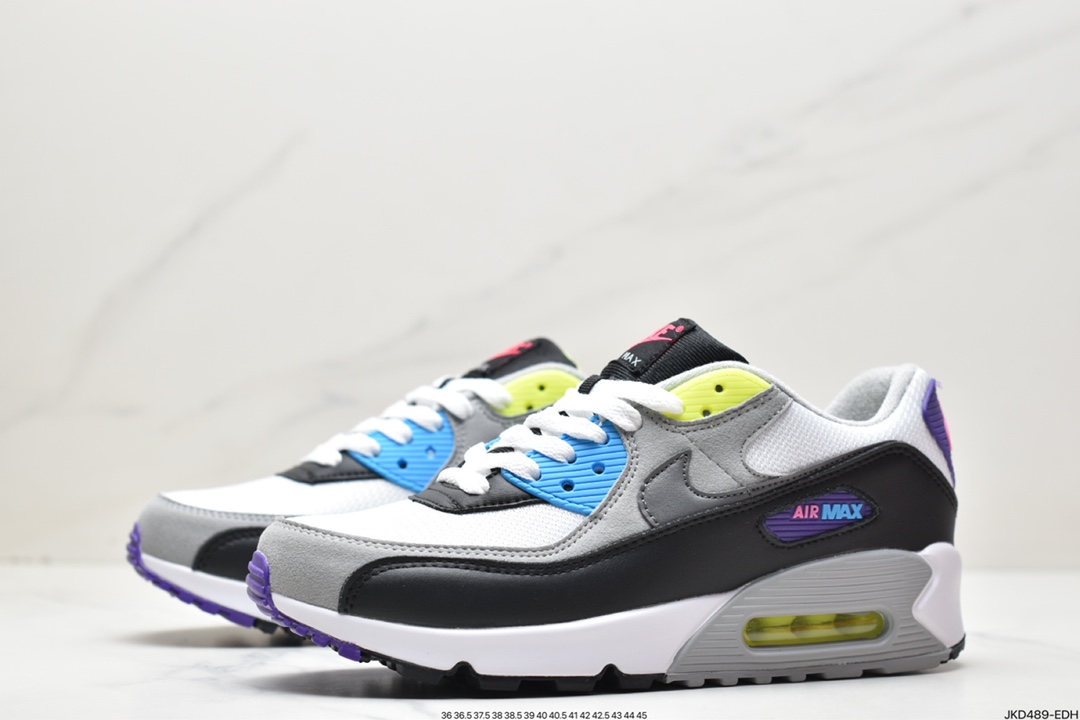 耐克Nike Air Max 90 经典复古小气垫缓震跑鞋 DR9900-100