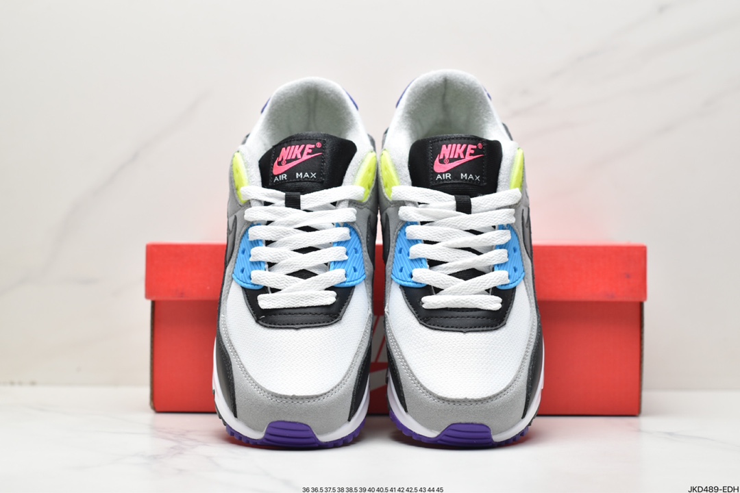 耐克Nike Air Max 90 经典复古小气垫缓震跑鞋 DR9900-100