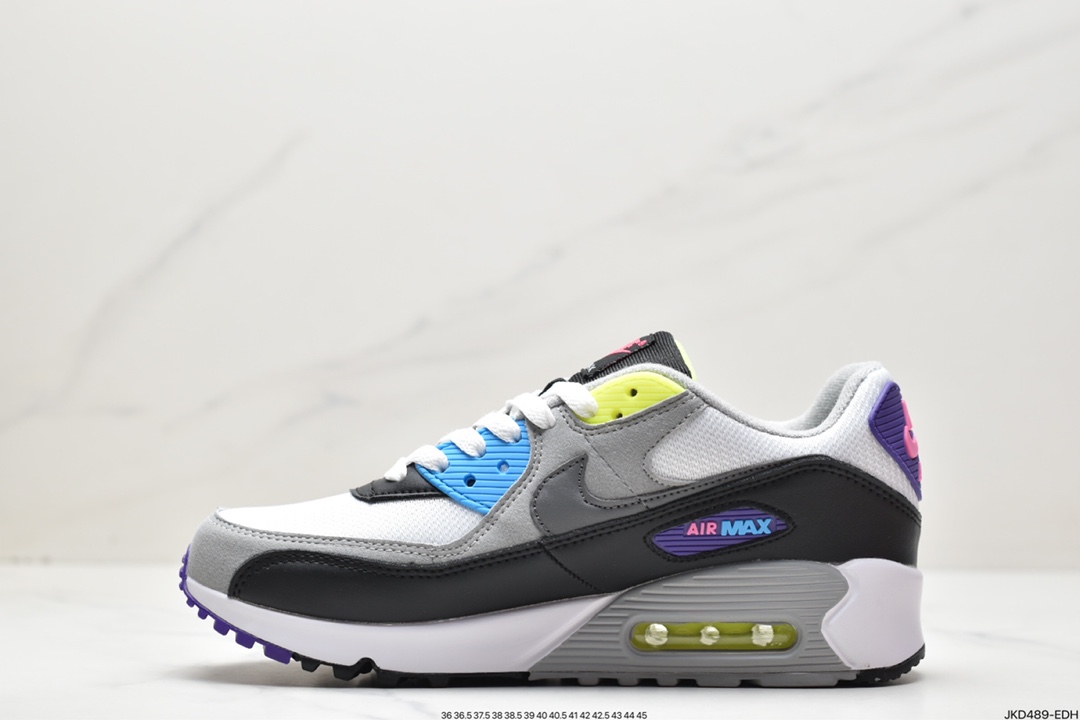 耐克Nike Air Max 90 经典复古小气垫缓震跑鞋 DR9900-100