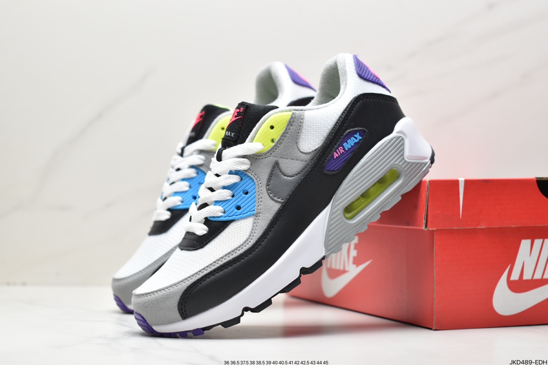 耐克Nike Air Max 90 经典复古小气垫缓震跑鞋 DR9900-100