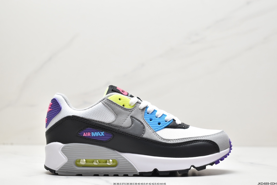 耐克Nike Air Max 90 经典复古小气垫缓震跑鞋 DR9900-100