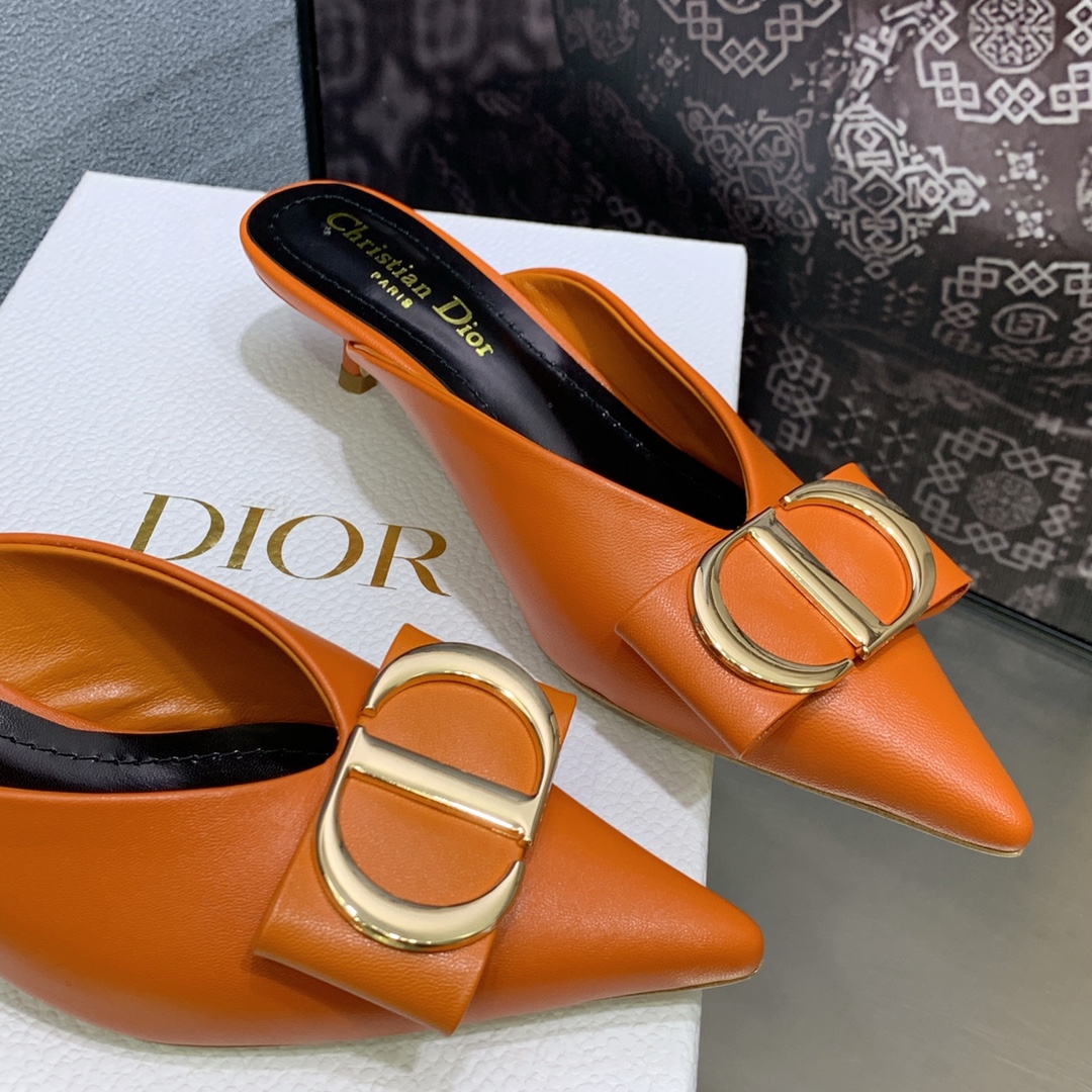 迪奥Dior2023春夏新款果冻色尖
