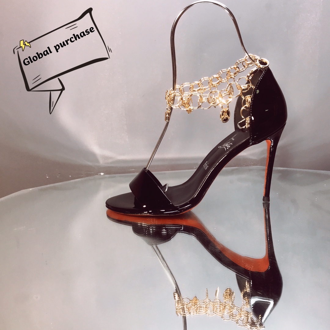 NO:100033,High-end custom sandal classic series!  H10Cm, size 34-42. Genuine leather large sole, custom-made non-return or exchange 9050-063 Black Skin, black sheepskin, Yu Private Module Chain Car. Official website synchronization Standard European code Reference: 9050-063 Color: black Material: patent Lining: goat leather Heel height: 10Cm Sole:leather sole Size: EUR34-42 (US 4-11):,,christian louboutin,sandals,sheepskin,Leather soles19860909高端订制 凉鞋精典款系列！ H10Cm,尺码34-42码.真皮大底,订制不退不换9050－063黑柒皮,黑羊皮里,余私模链车子.官网同步 标准欧码 Reference:9050-063 Color:black Material:patent Lining:goat leather Heel heigh:10Cm Sole:leather sole Size:EUR34－42（US 4一11) :,,christian louboutin,sandals,sheepskin,Leather soles,Women's Shoes