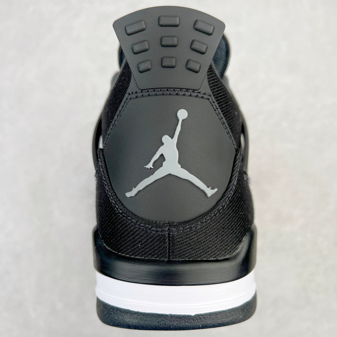 图片[8]-💰460 ＃GX Air Jordan AJ4 Retro 黑色帆布小阿姆 DH7138-006 圈内最强四代 独家外贸特供尺码含 45.5 49.5 50.5 耗时半年巨作 全套原纸板楦头开发 原厂特供皮料加持 确保原汁原味 完美呈现四代版型 一比一鞋头弧度高度鞋身弧度 数据细节工艺流程均保持原鞋一致 原厂TPU网格鞋带扣 正确内里网布 菱角分明不变形无多余毛边 柔软性质感一致于原鞋 市场唯一原厂鞋扣模具 背面可见隐藏注塑口 原厂织唛标 原厂飞人电绣工艺 尾指中部跳三针 独家绑鞋带手法 印刷中底布 四线拉帮 米色美纹纸贴合固定 进口港宝加持 后跟自然饱满 全鞋荧光划线卡点 追求极致完美 每一双都是工艺品 多重QC质检 超越公司货的品控标准 实实在在的免检产品 尺码：40 40.5 41 42 42.5 43 44 44.5 45 45.5 46 47.5 48.5 49.5 50.5 编码：by5936030-运动鞋