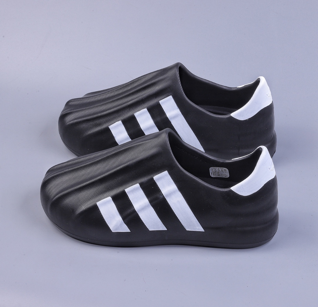 Adidas adiFOM Superstar ”Cloud White/Black” Shell Front Page Slip-on Series Casual Sports Duck Shoes ”Black and White” HQ8752