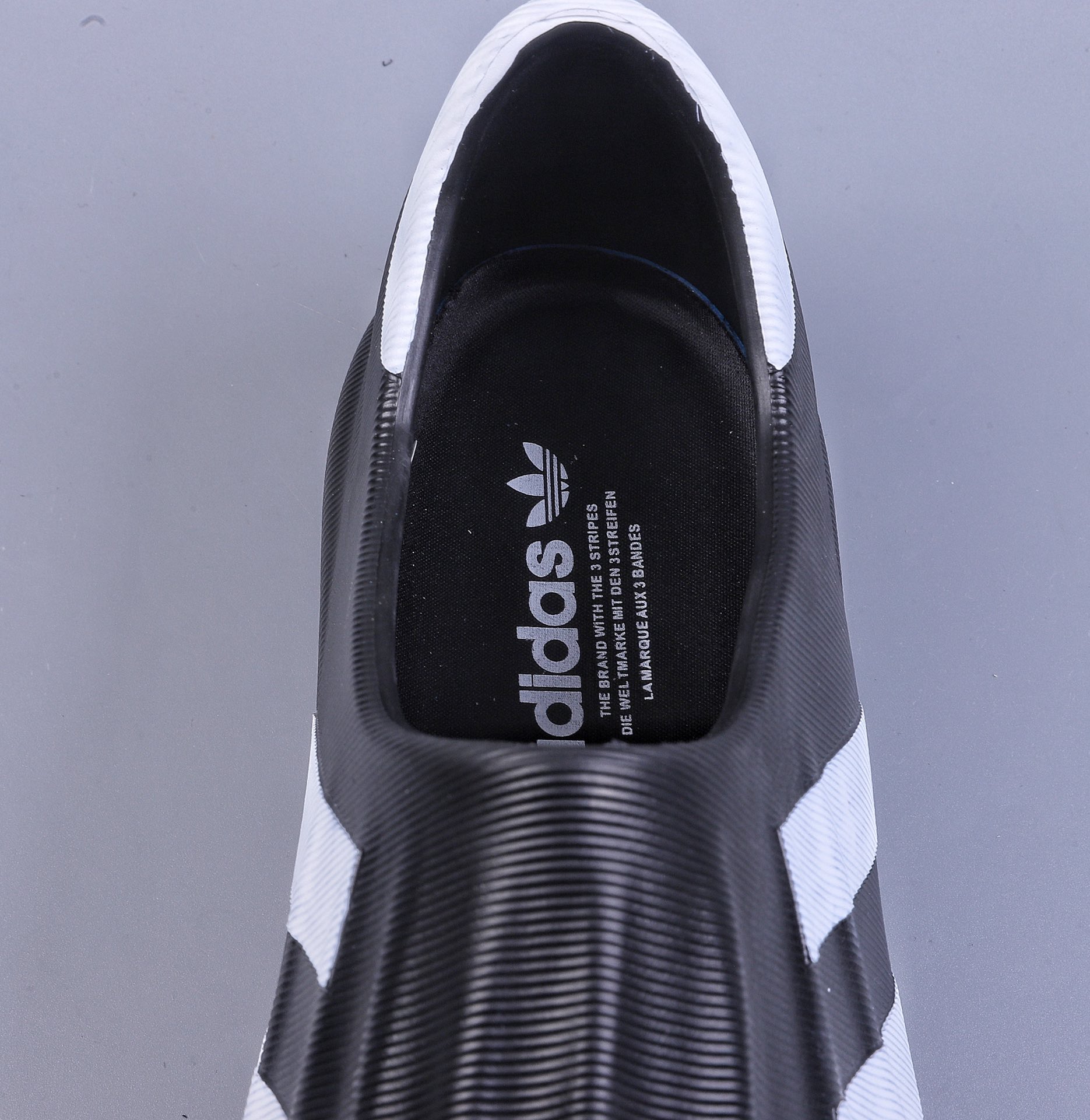 Adidas adiFOM Superstar ”Cloud White/Black” Shell Front Page Slip-on Series Casual Sports Duck Shoes ”Black and White” HQ8752