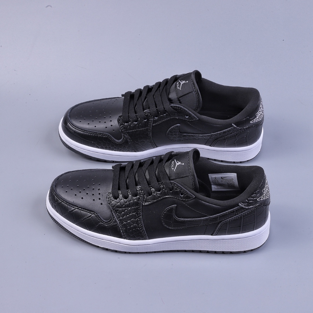 200 Air Jordan 1 Low 鳄鱼纹 高尔夫脚趾 AJ1乔1低帮休闲板鞋DD9315-003