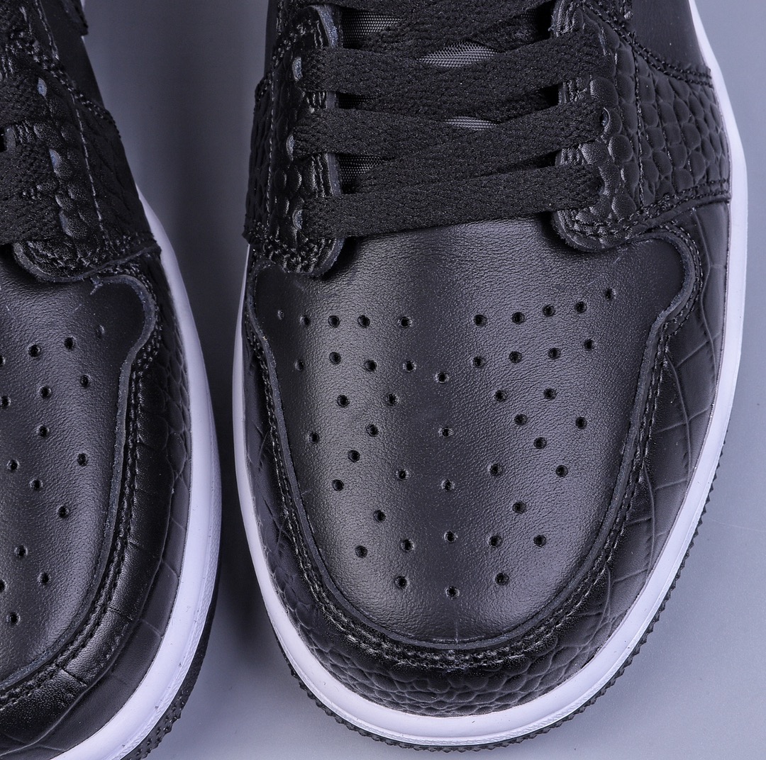 200 Air Jordan 1 Low 鳄鱼纹 高尔夫脚趾 AJ1乔1低帮休闲板鞋DD9315-003
