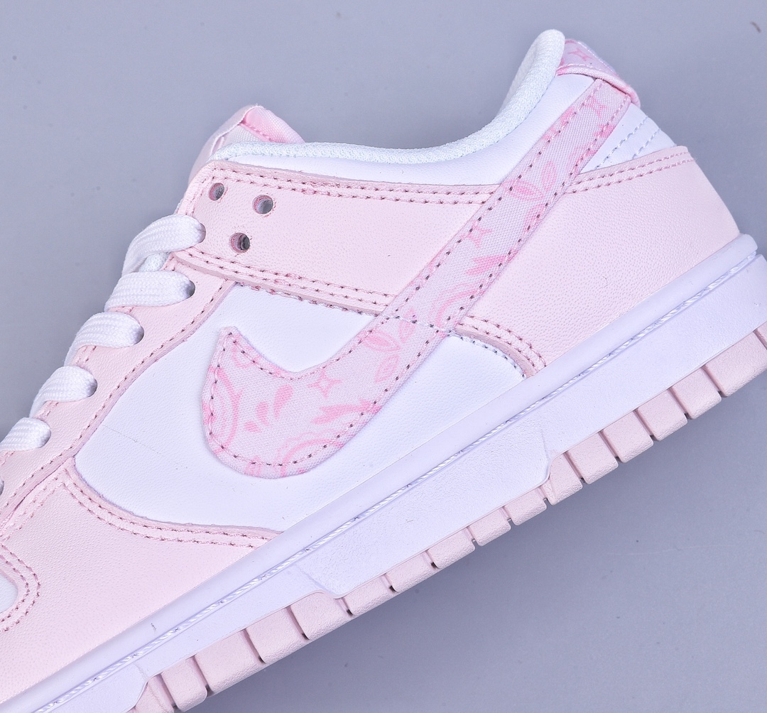 190 Nike Dunk Low ”Pink Paisley” 樱花粉 SB低帮运动休闲板鞋 FD1449-100