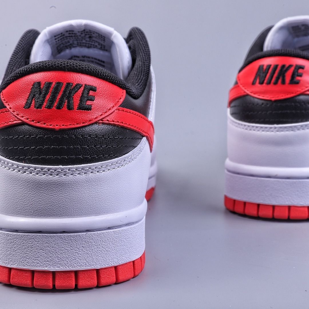 280 A版NK Dunk Low 白黑红 FD9762-061