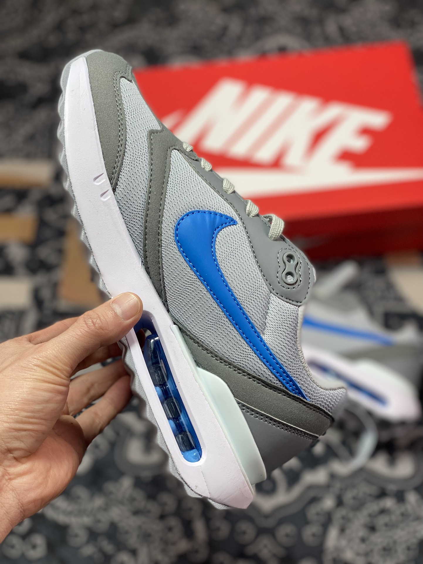 160 原厂级别 Nike Air Max Dawn 蓝灰 黎明系列气垫复古休闲运动慢跑鞋 DQ3991-004