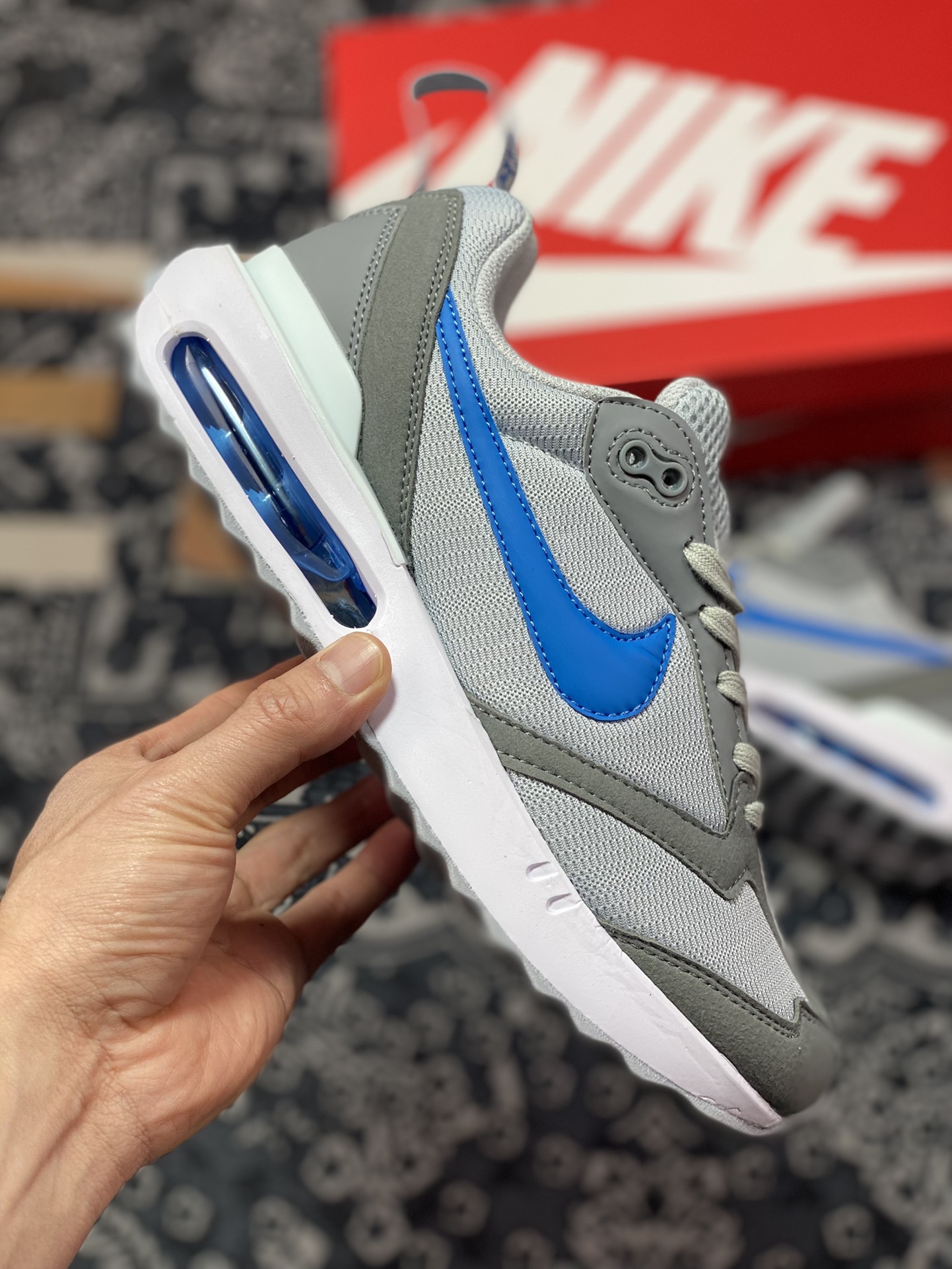 160 原厂级别 Nike Air Max Dawn 蓝灰 黎明系列气垫复古休闲运动慢跑鞋 DQ3991-004