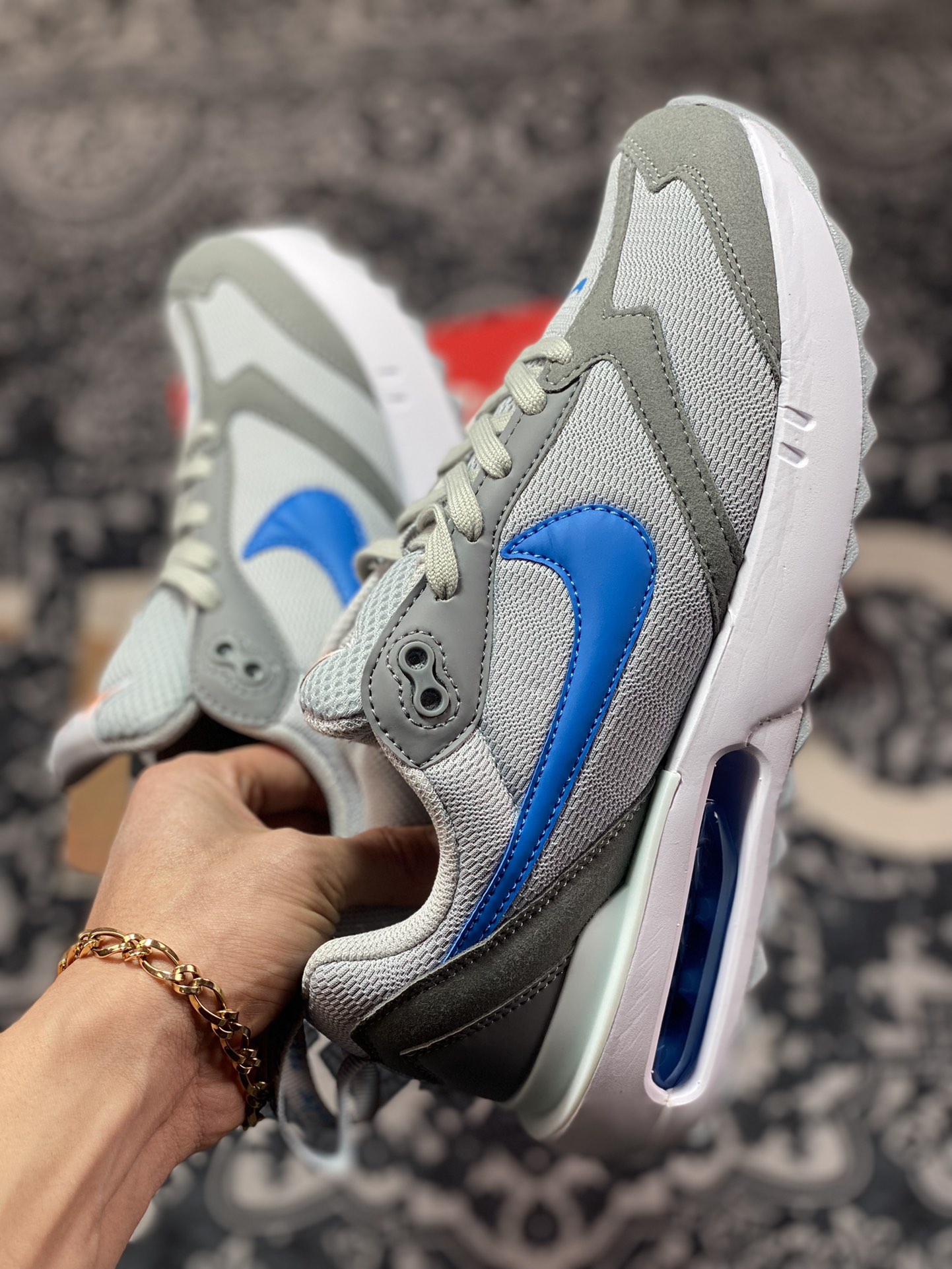 160 原厂级别 Nike Air Max Dawn 蓝灰 黎明系列气垫复古休闲运动慢跑鞋 DQ3991-004