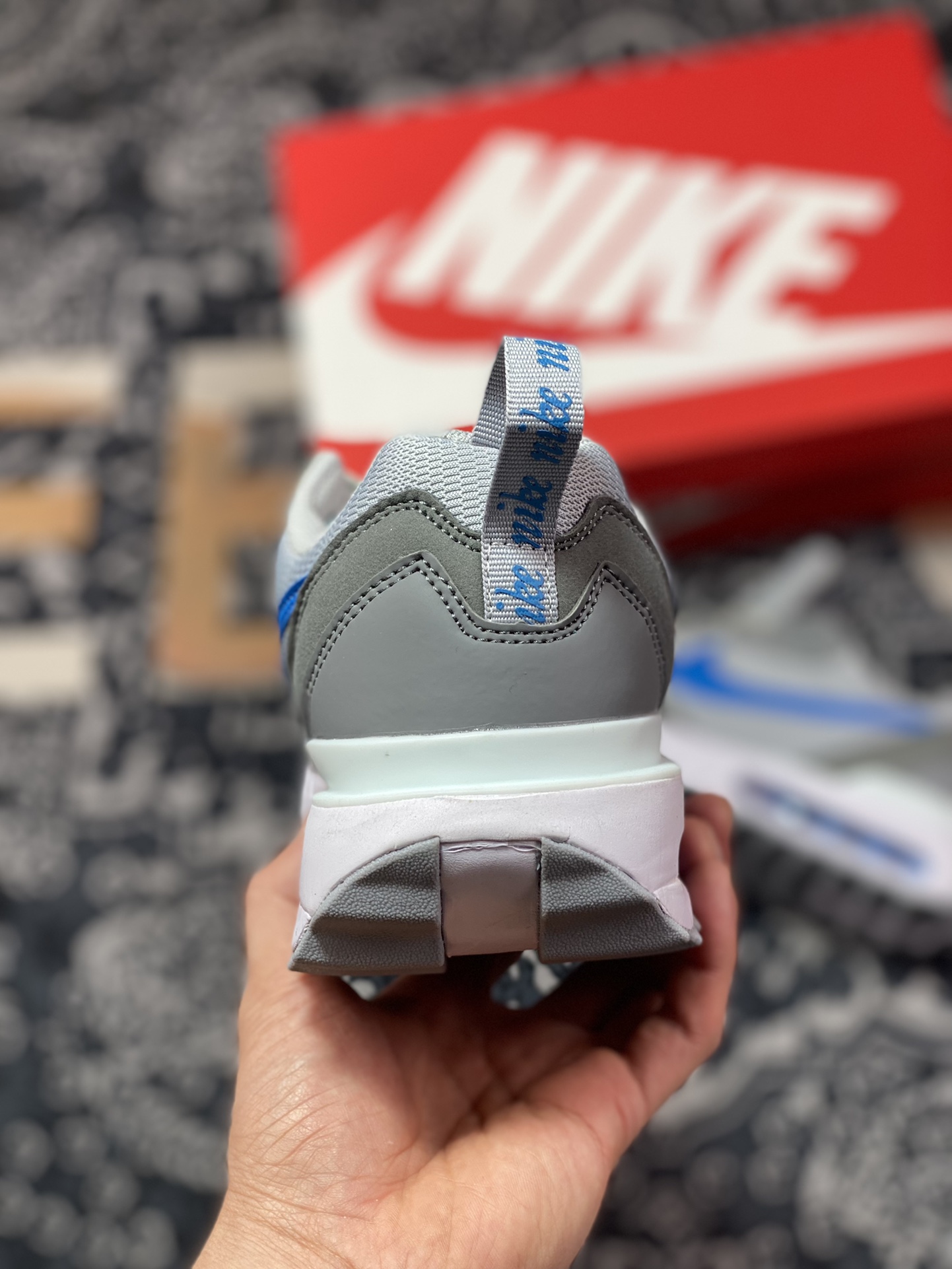 160 原厂级别 Nike Air Max Dawn 蓝灰 黎明系列气垫复古休闲运动慢跑鞋 DQ3991-004