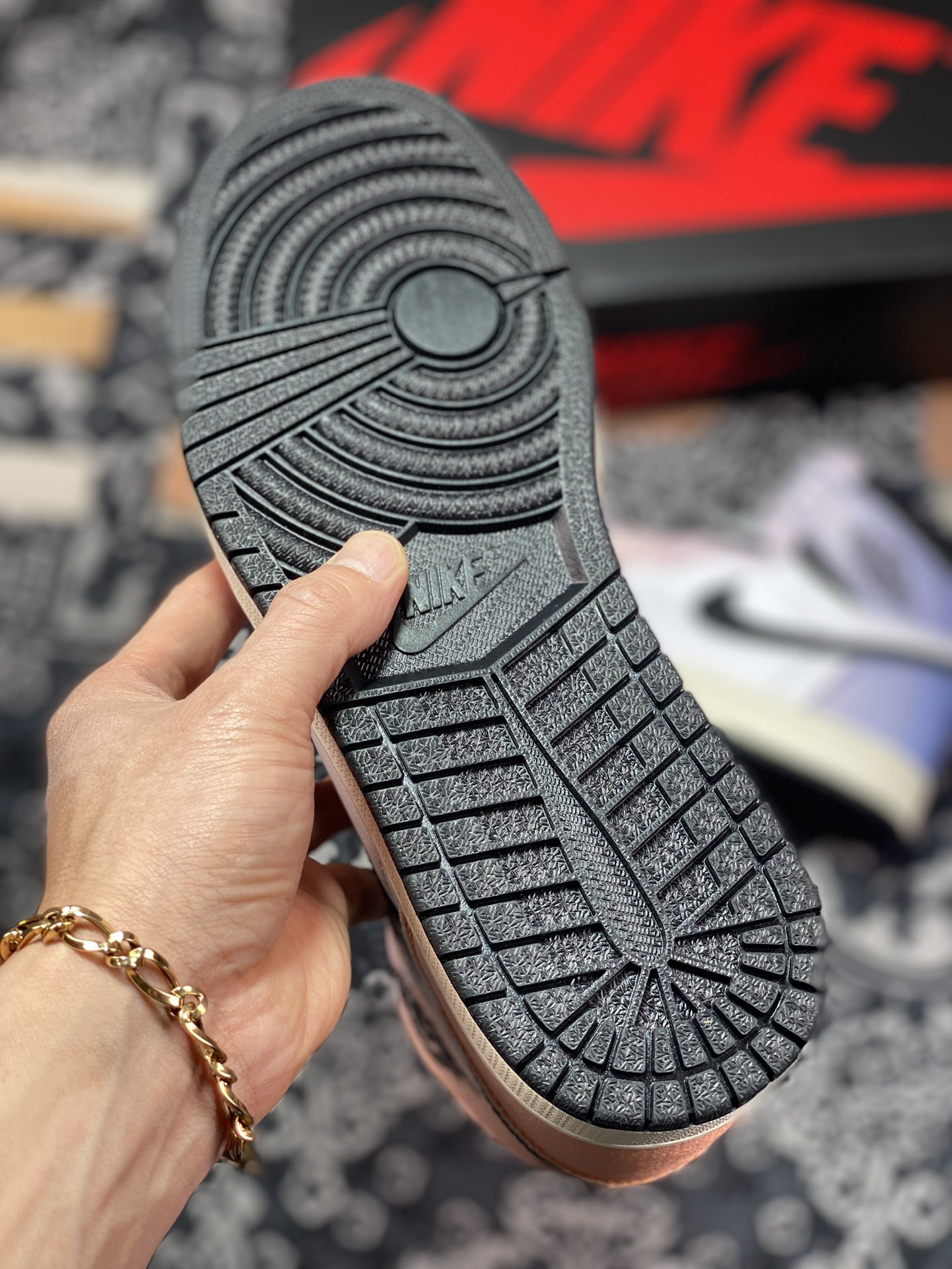 280 原厂级别 AirJordan 1 Retro WMNS “Craft”白紫渐变色 DX0054-805
