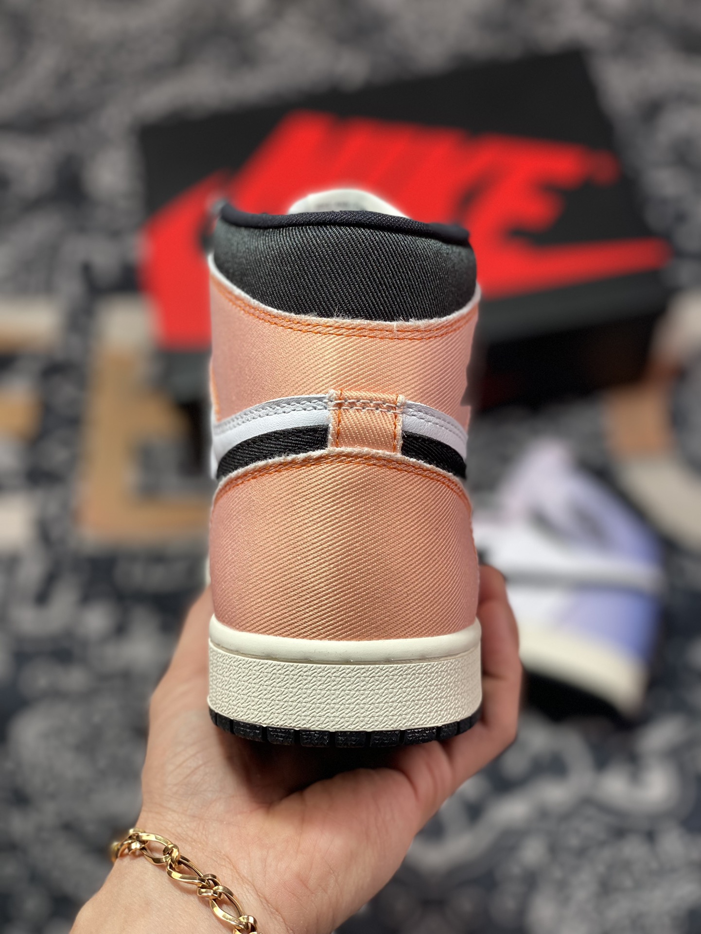 280 原厂级别 AirJordan 1 Retro WMNS “Craft”白紫渐变色 DX0054-805