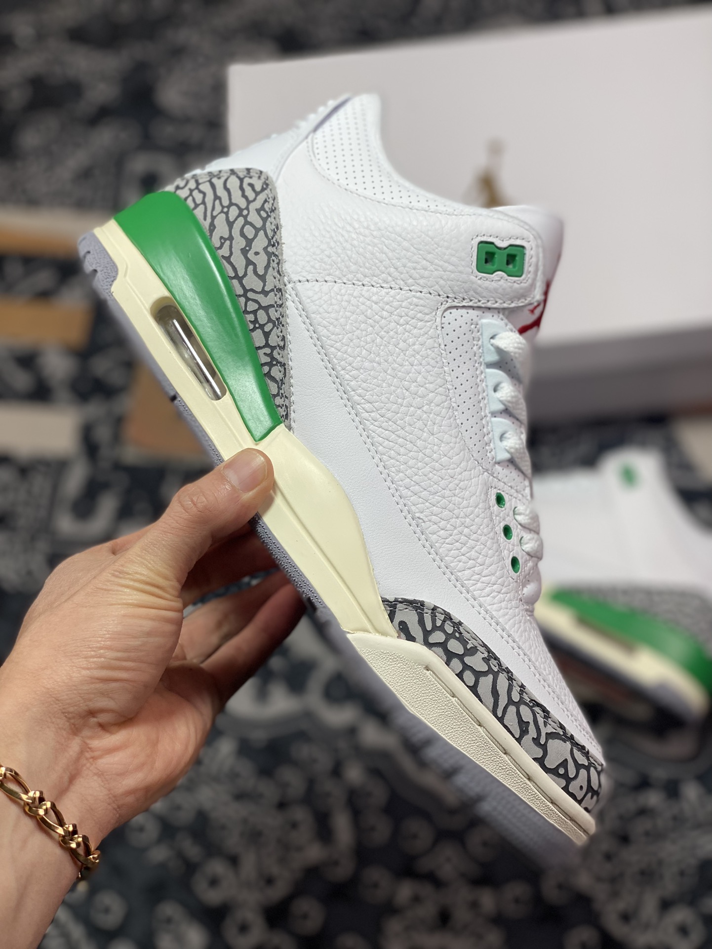 380 原装级别 Air Jordan 3 Retro ”Lucky Green”幸运绿 CK9246-136