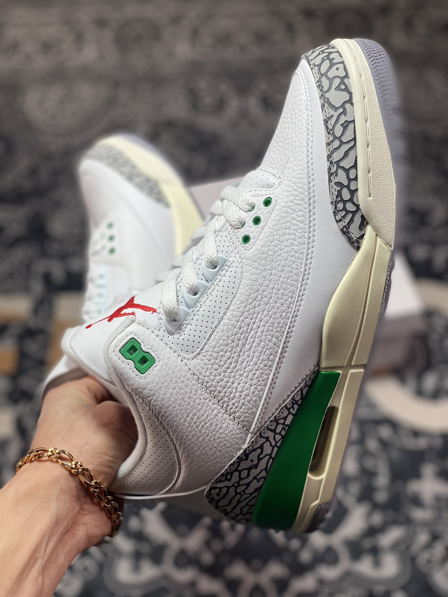 380 原装级别 Air Jordan 3 Retro ”Lucky Green”幸运绿 CK9246-136