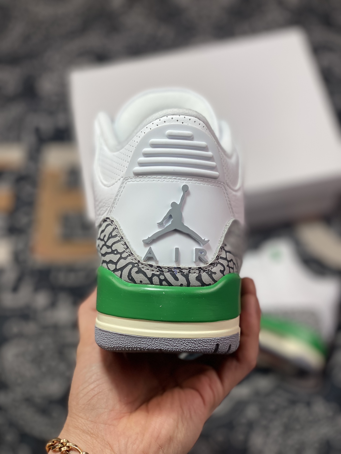 380 原装级别 Air Jordan 3 Retro ”Lucky Green”幸运绿 CK9246-136