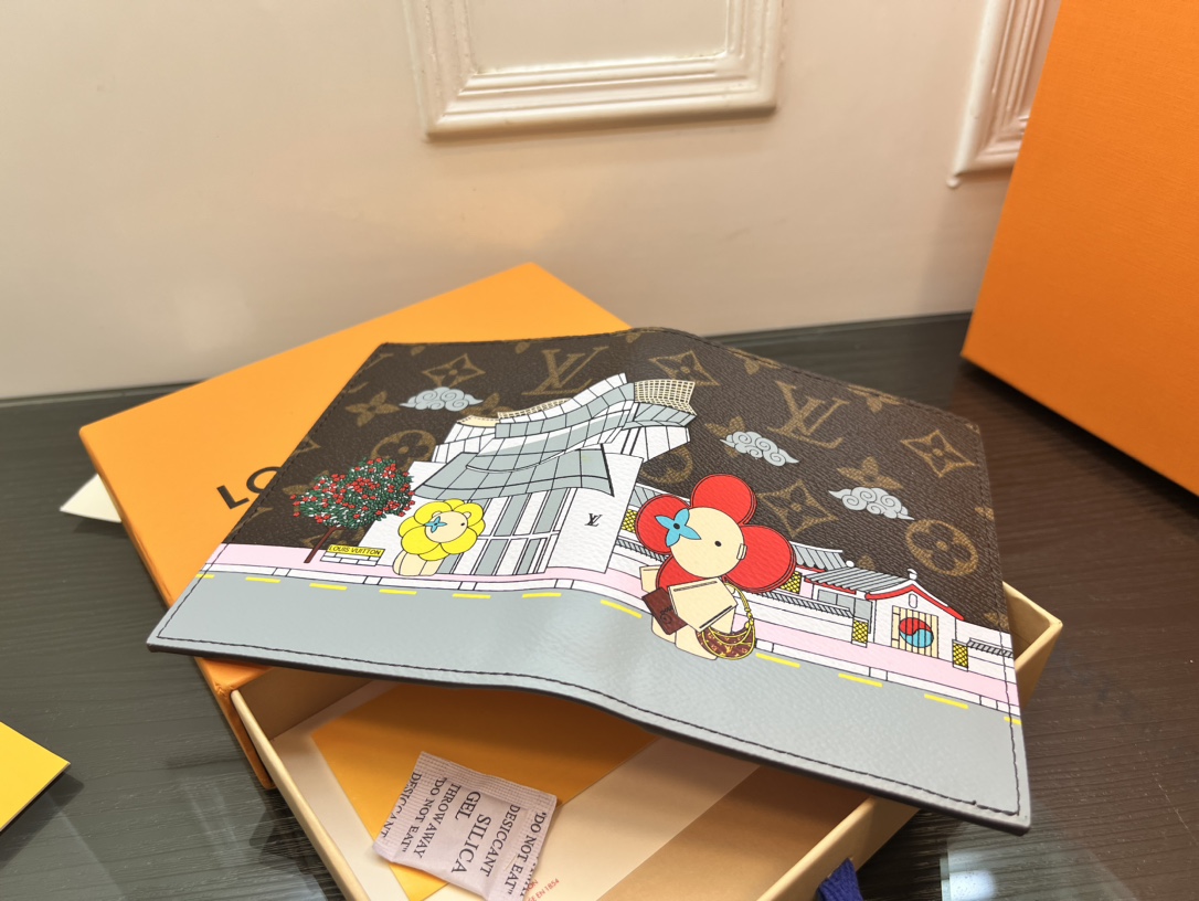 Passport Holder In Use