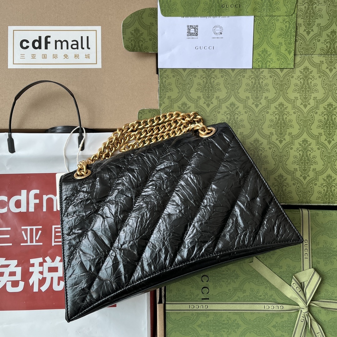 原厂皮配Cdfmall三亚免税店手提袋来自巴黎世家22年秋冬系列Crush气场强大的实用型大包包强势回归