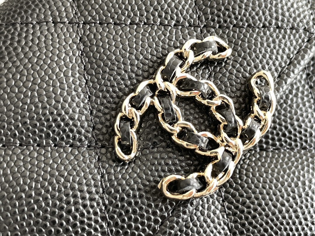 🌼白金版▪️正品级 包装如图包邮截止至休假发售🌱皮穿链手柄𝐤𝐞𝐥𝐥𝐲手机包𝑪𝒉𝒂𝒏𝒆𝒍 𝟐𝟑𝐏｜黑色♥𝐳