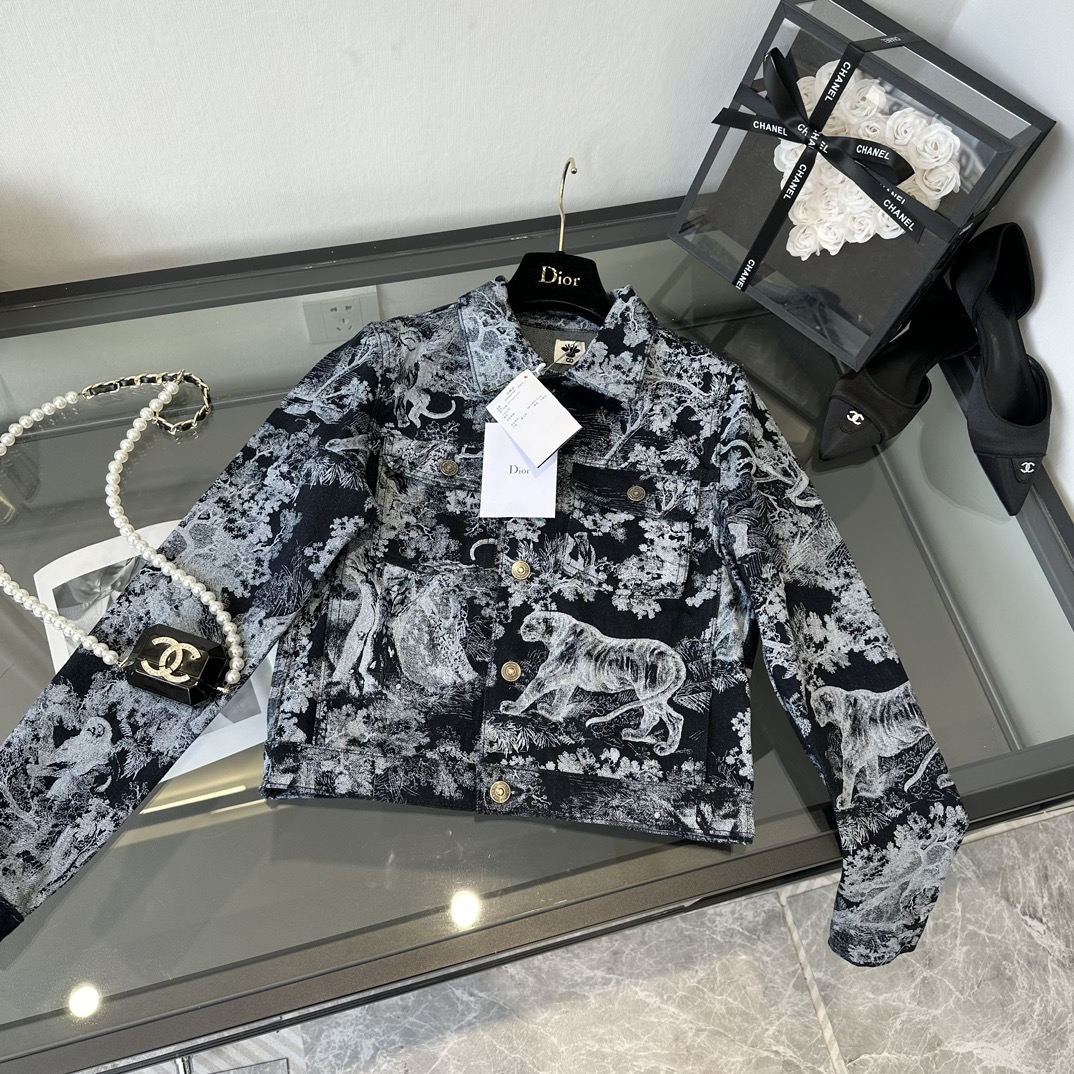 Dior Clothing Coats & Jackets High Quality Replica
 Blue Dark Spring/Summer Collection
