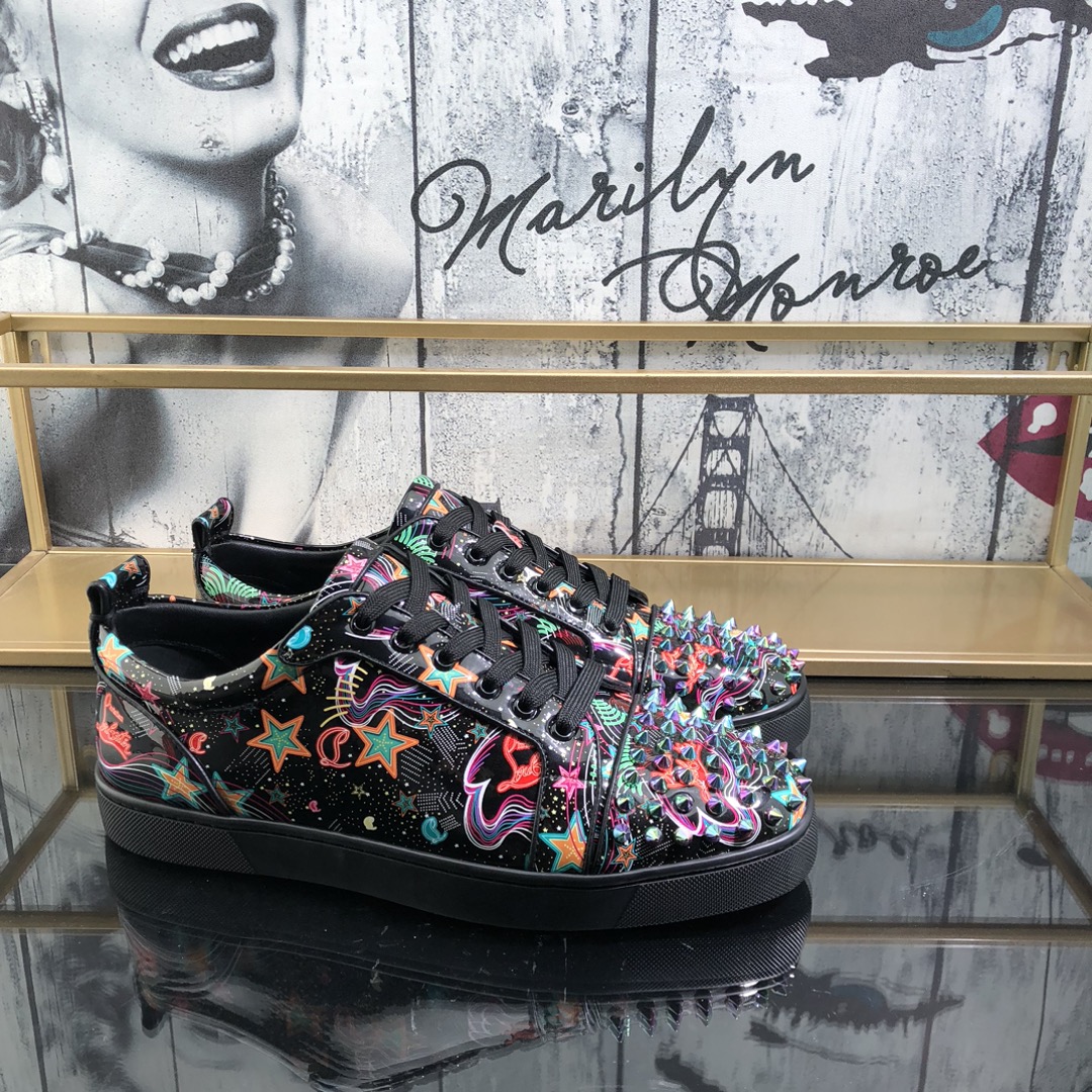 250christian louboutin(CL) Estilo completo , zapatos de tabla casuales Modelos calientes exclusivos 