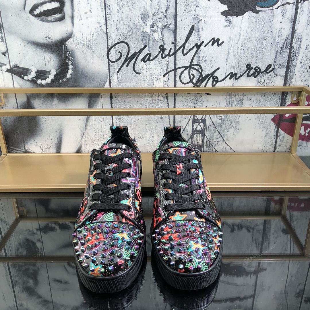 250christian louboutin(CL) Estilo completo , zapatos de tabla casuales Modelos calientes exclusivos 