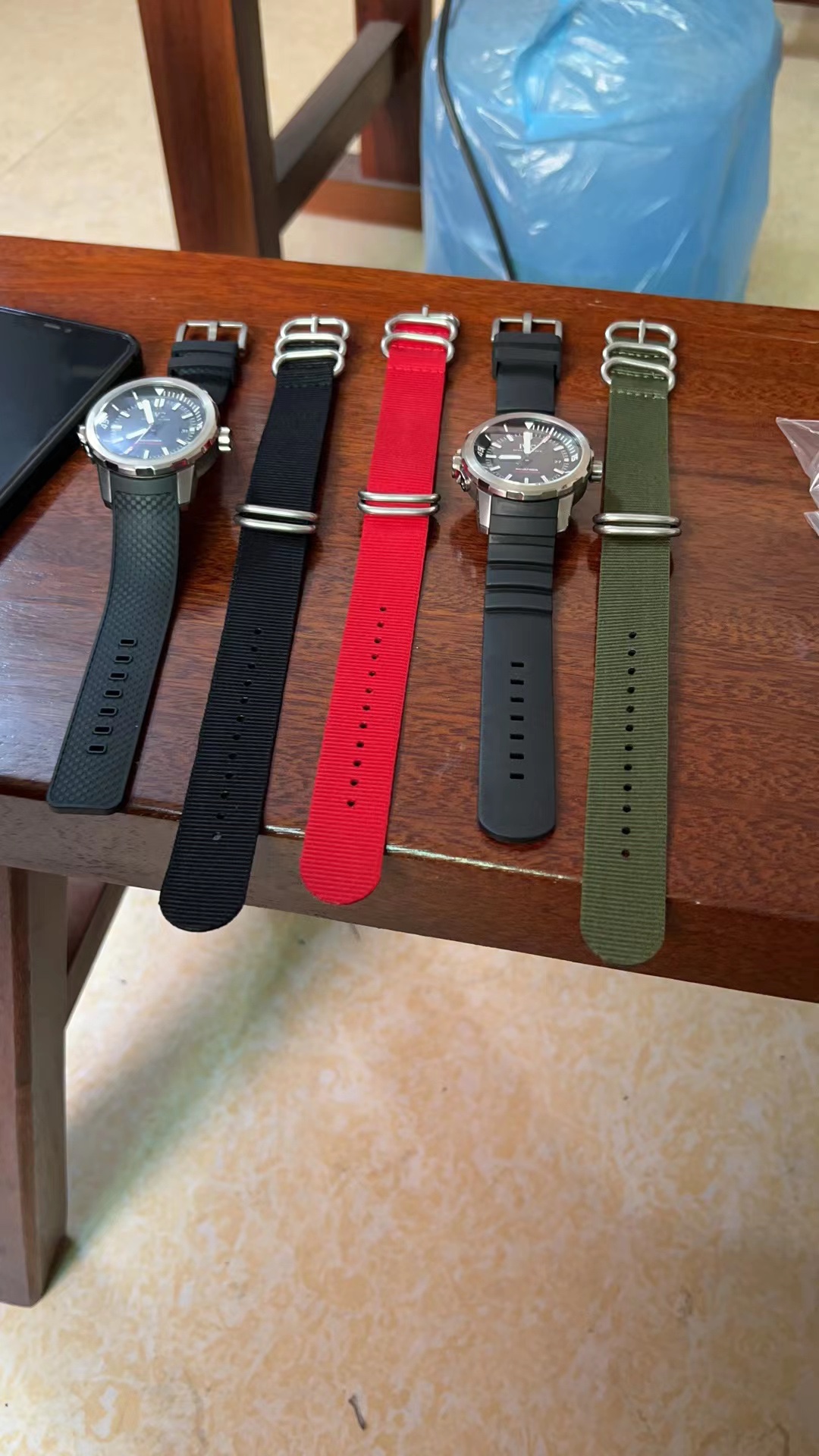 IWC 아쿠아타이머 티타늄 TPS공장 레플리카 42497