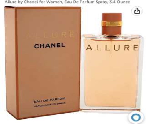 Chanel Allure Eau de Parfum Spray for Women - 3.4 oz (100ml)