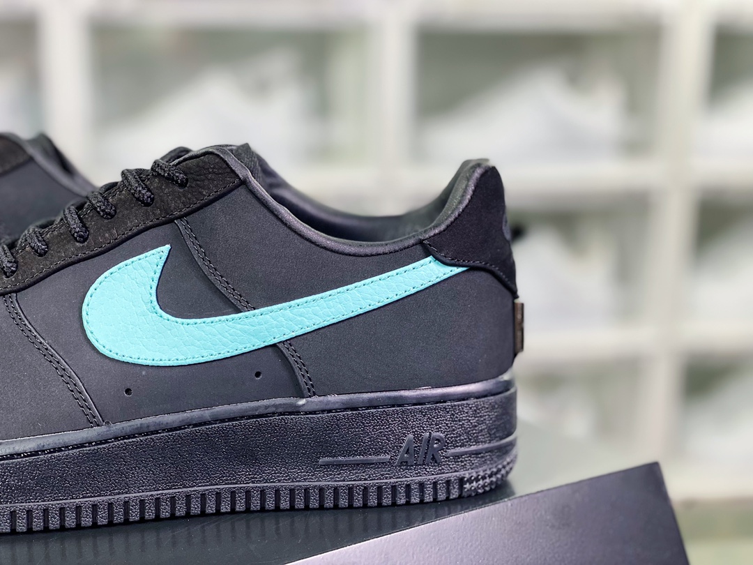 280 Tiffany & Co. x 【Nike】 Air Force 1 Low SP”1837”空军一号板鞋“联名黑蒂芙尼蓝”DZ1382-001