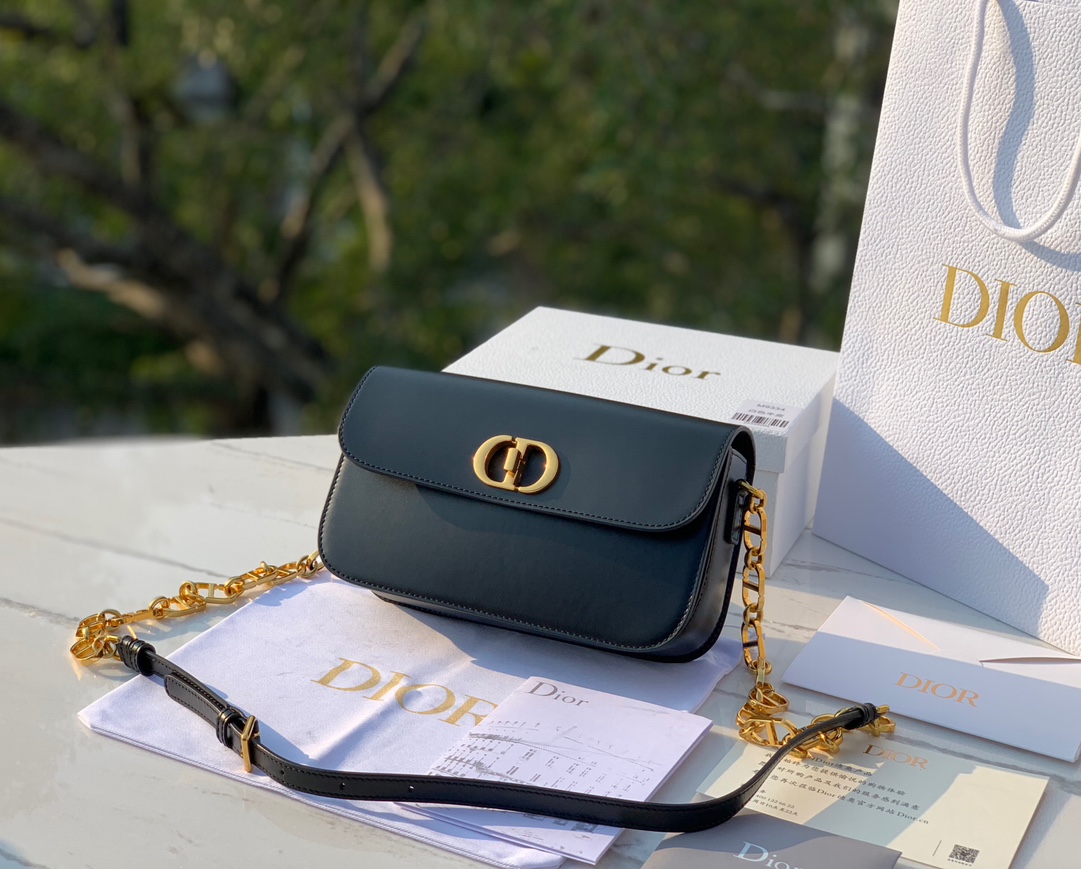 Versión mejorada superior tamaño 22,5 × 12,5 × 6,5 cm 2023 Dior envió los últimos 30 Montaigne, otro rey de los bollos …
