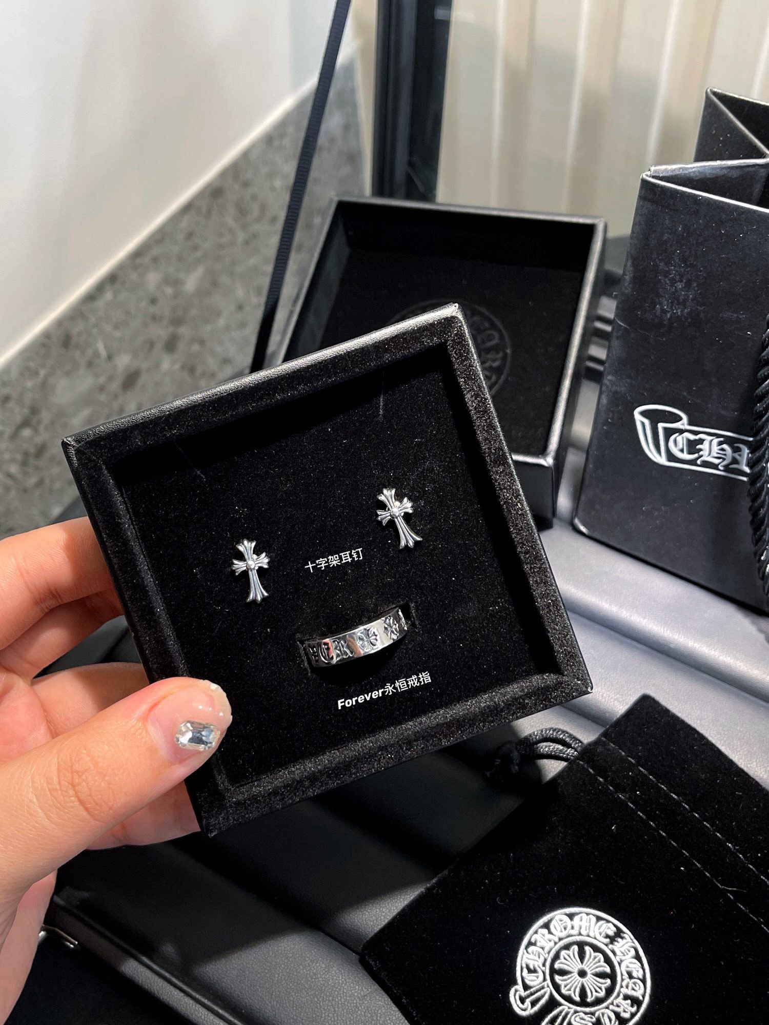 Chrome Hearts C*hrome Hearts克罗心 系列 925纯银 戒指/项链/耳钉 十八款合集