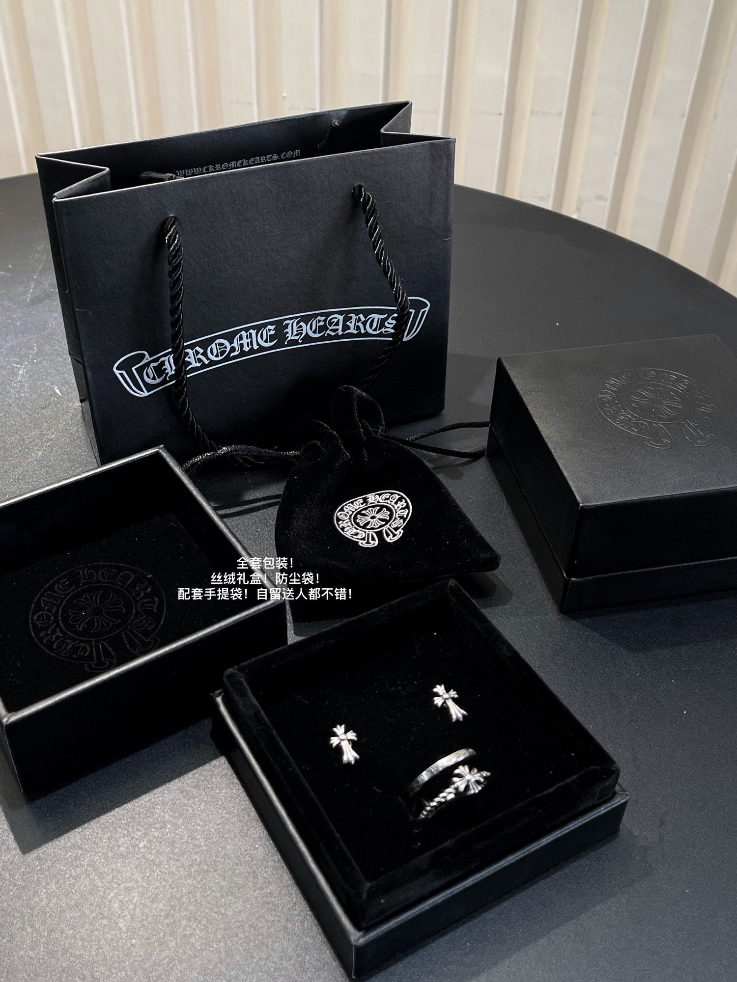 Chrome Hearts C*hrome Hearts克罗心 系列 925纯银 戒指/项链/耳钉 十八款合集