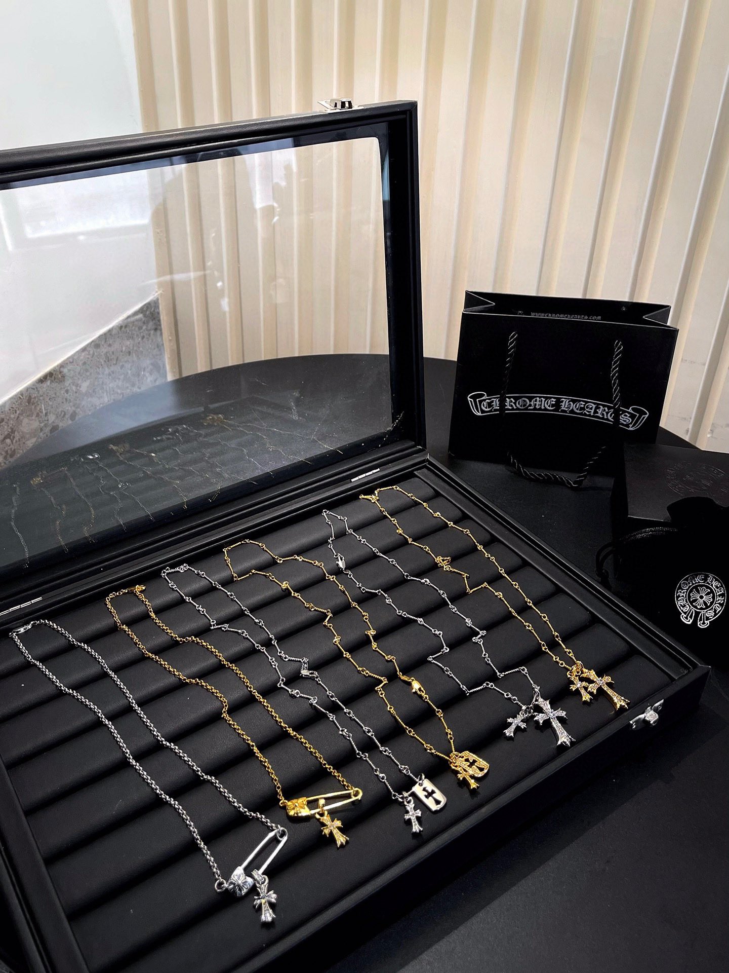 Chrome Hearts C*hrome Hearts克罗心 系列 925纯银 戒指/项链/耳钉 十八款合集