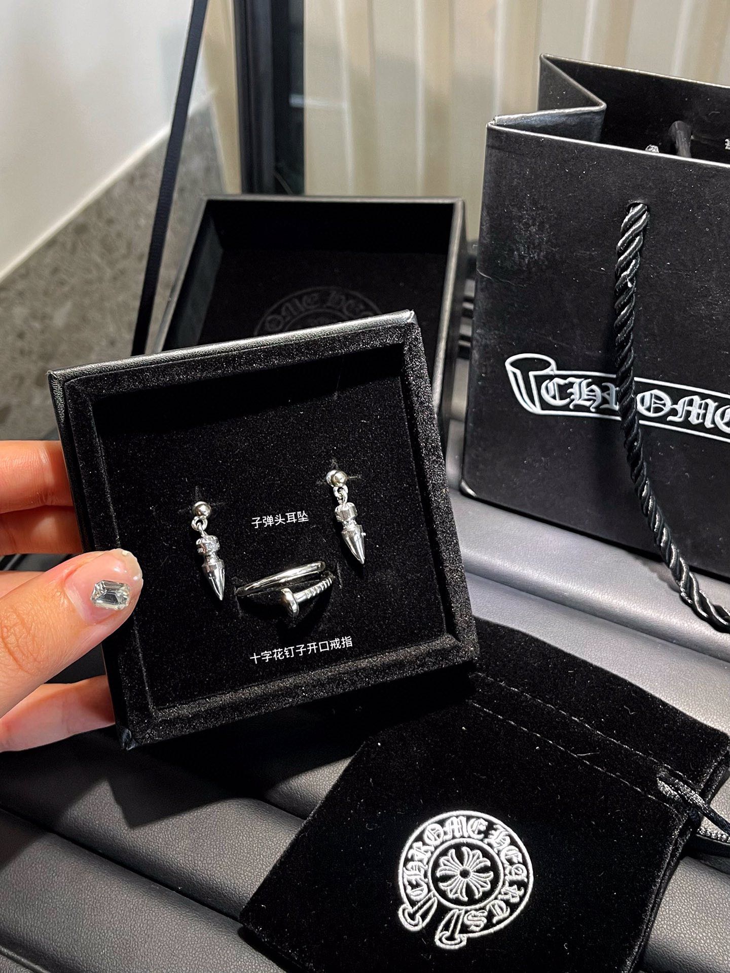 Chrome Hearts C*hrome Hearts克罗心 系列 925纯银 戒指/项链/耳钉 十八款合集
