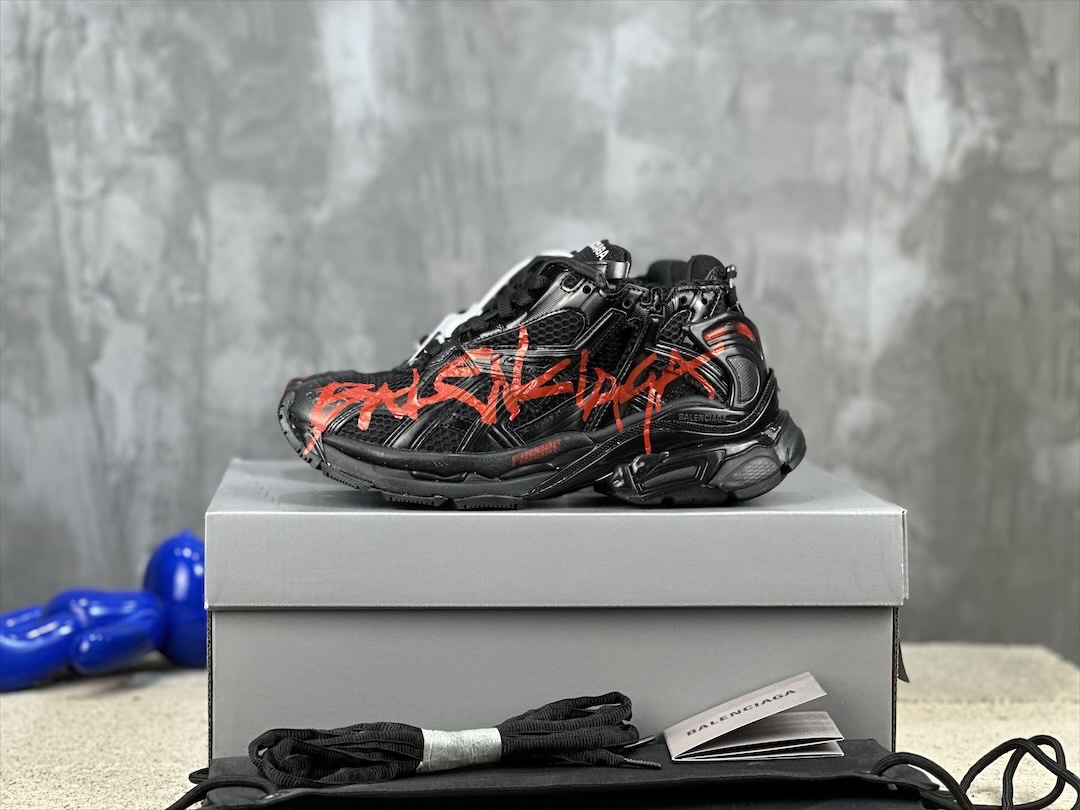 Versión [Listo stock] Nuevo color versión Guan Zapatillas Balenciaga Runner Talla: 35 36 37 38 39 40 41 42 43 44 45 46 …