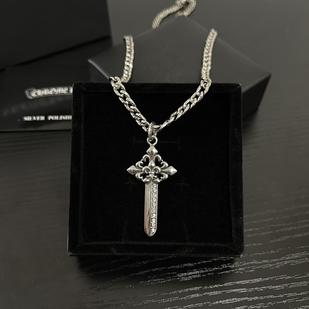 NO:109645,Chrome Hearts Croxin Beautiful necklace chain is really good~, jewelry quality, chrome hearts, chrome hearts, necklace19860909Chrome Hearts 克罗心 绝美项链链 真的好好看～,饰品精品,chrome hearts,chrome hearts,necklace,Jewelry