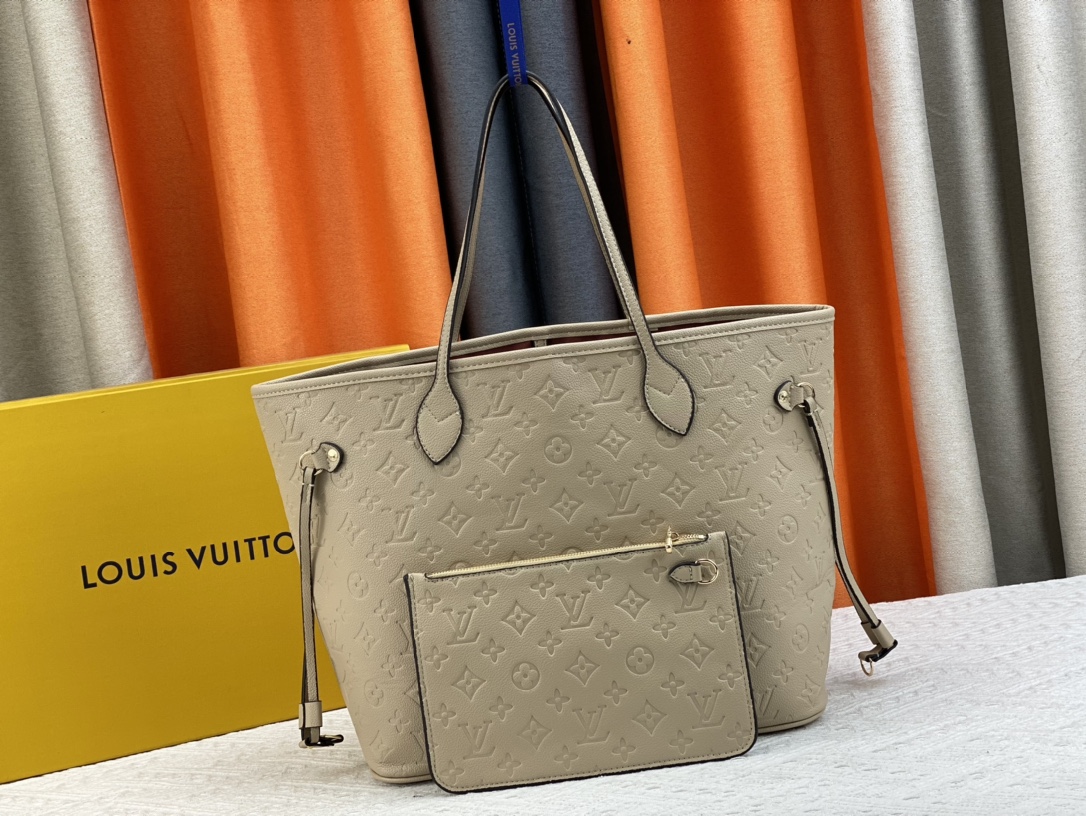 Louis Vuitton LV Neverfull Handbags Tote Bags Canvas Fabric Vintage M45686