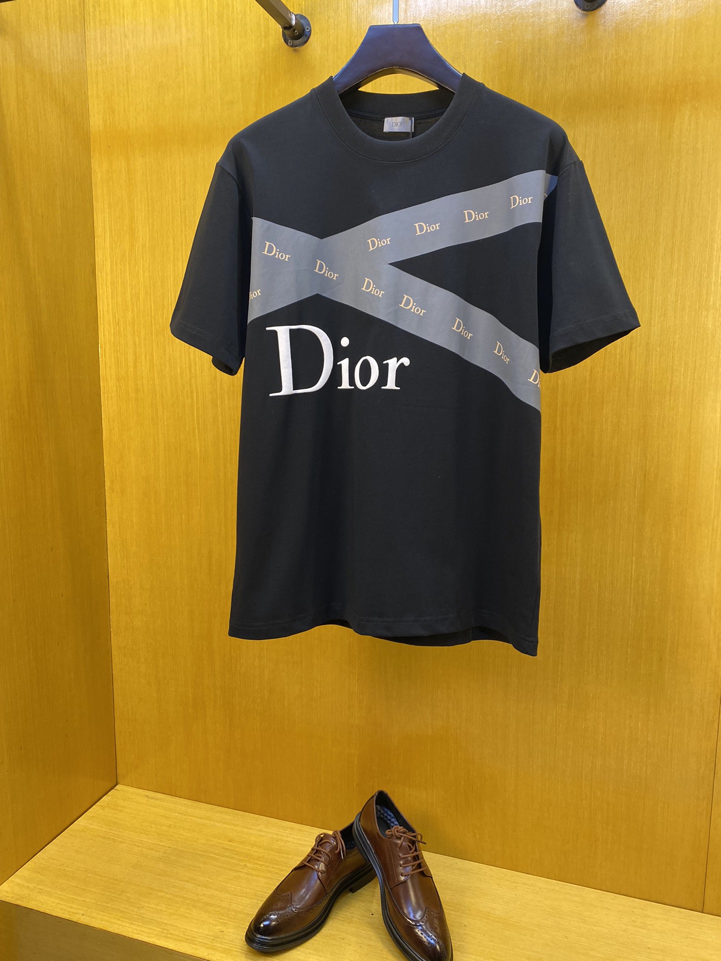 Dior Clothing T-Shirt Cotton Spring/Summer Collection Fashion Short Sleeve