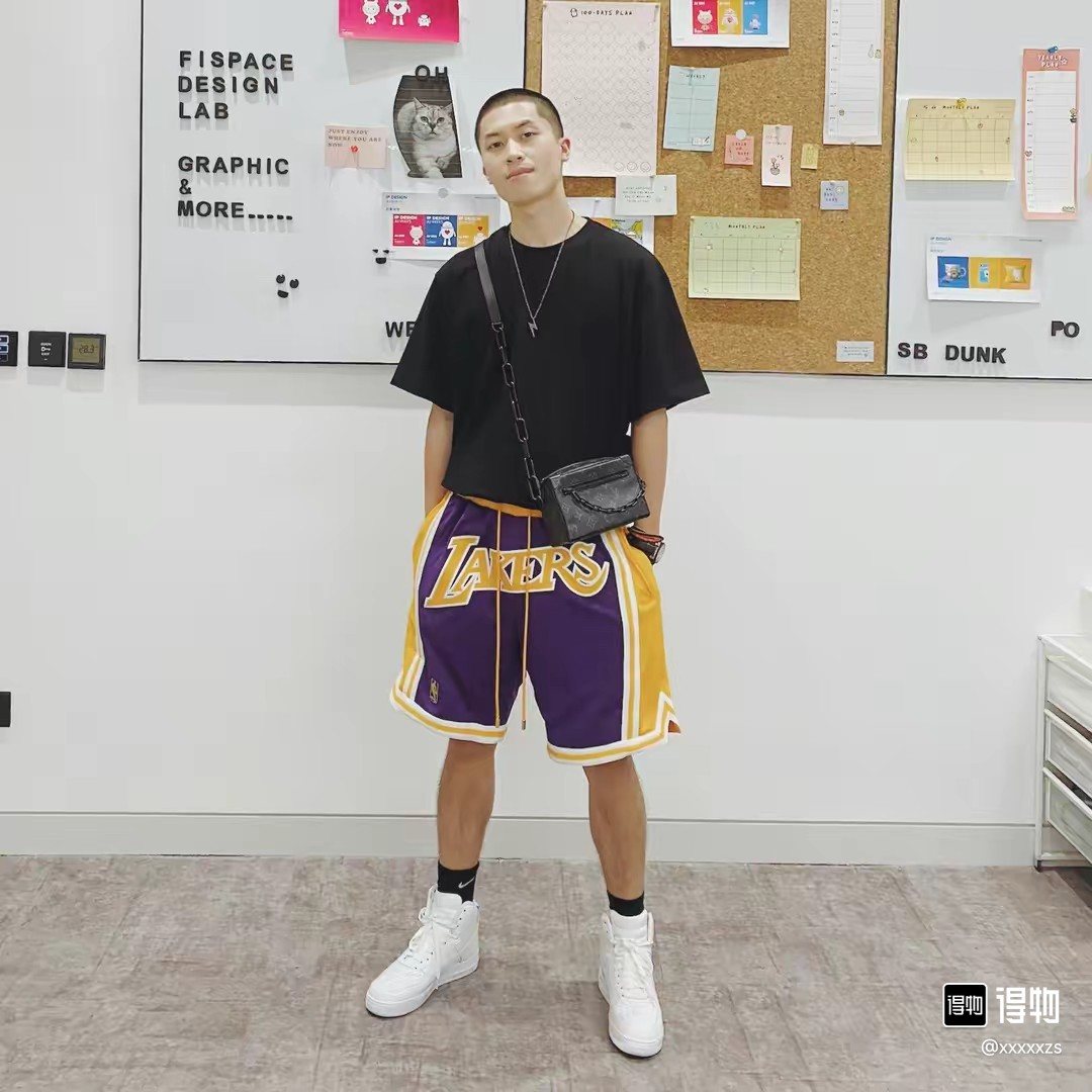 “Just Don NBA Lakers Embroidered Basketball Shorts Series Summary” - 图片 2
