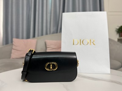 Dior Montaigne Avenue Bags Handbags Brand Designer Replica
 Black Gold Vintage Cowhide Chains