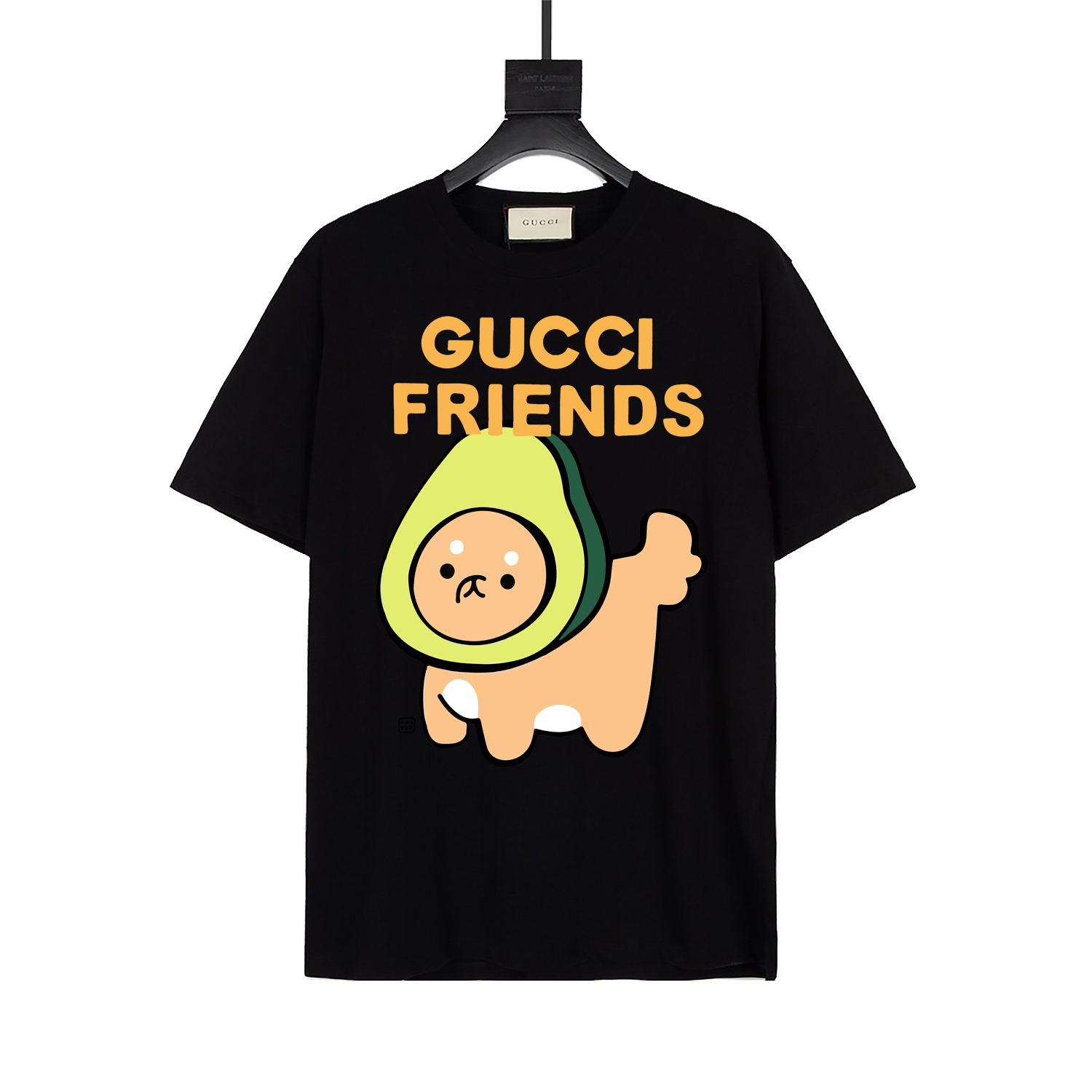 GUCCI 20ss nueva colección de primavera/verano, serie colaborativa kawaii, camiseta de cuello redondo con estampado de …