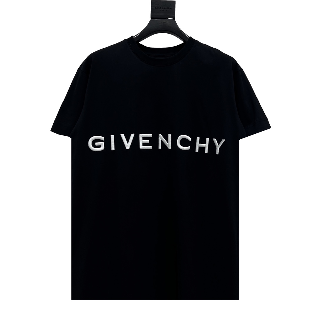 160 Givenchy纪梵希GVC 22SS前后logo刺绣短袖T恤