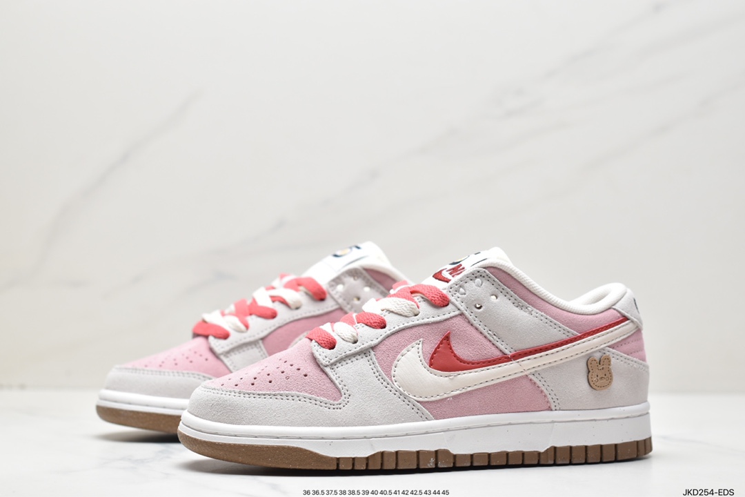 SB Dunk Low SE”85 Double Swoosh/Grey/Pink/Rabbit”扣篮系列DO9457-117