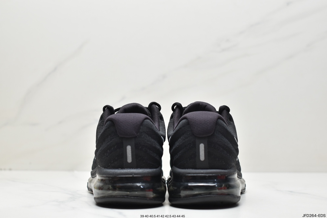 Nike Air Max 2017 ”Black/White”网面全掌气垫休闲慢跑鞋“黑银钩反光”849559-001